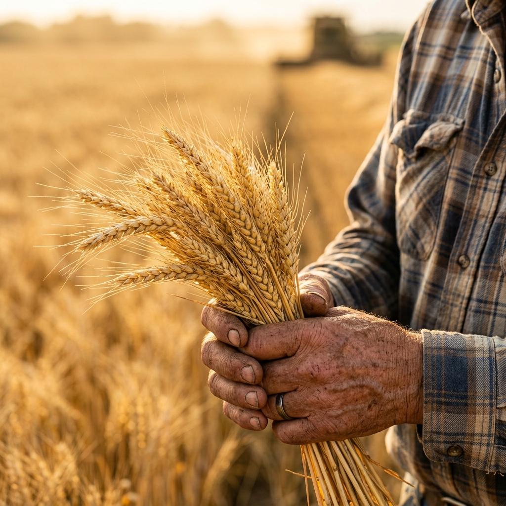 Wheat hands